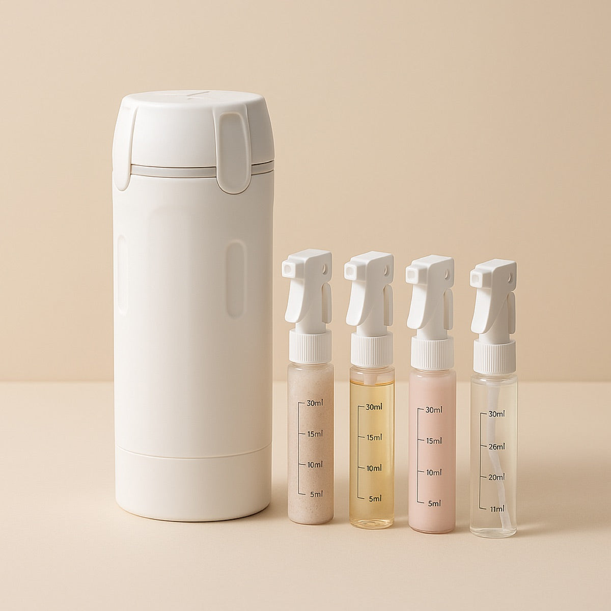 TripDispenser™ 4 en 1 – Dispensador de Viaje