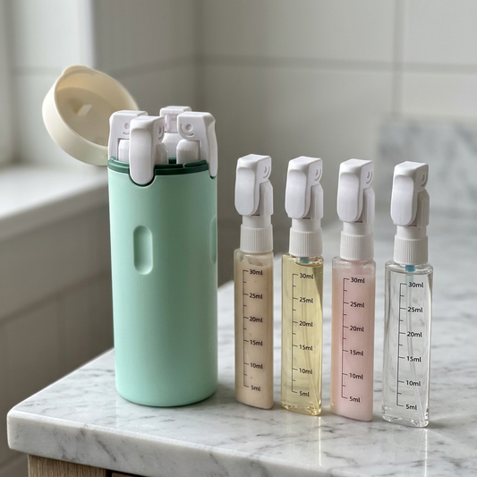 TripDispenser™ 4 en 1 – Dispensador de Viaje